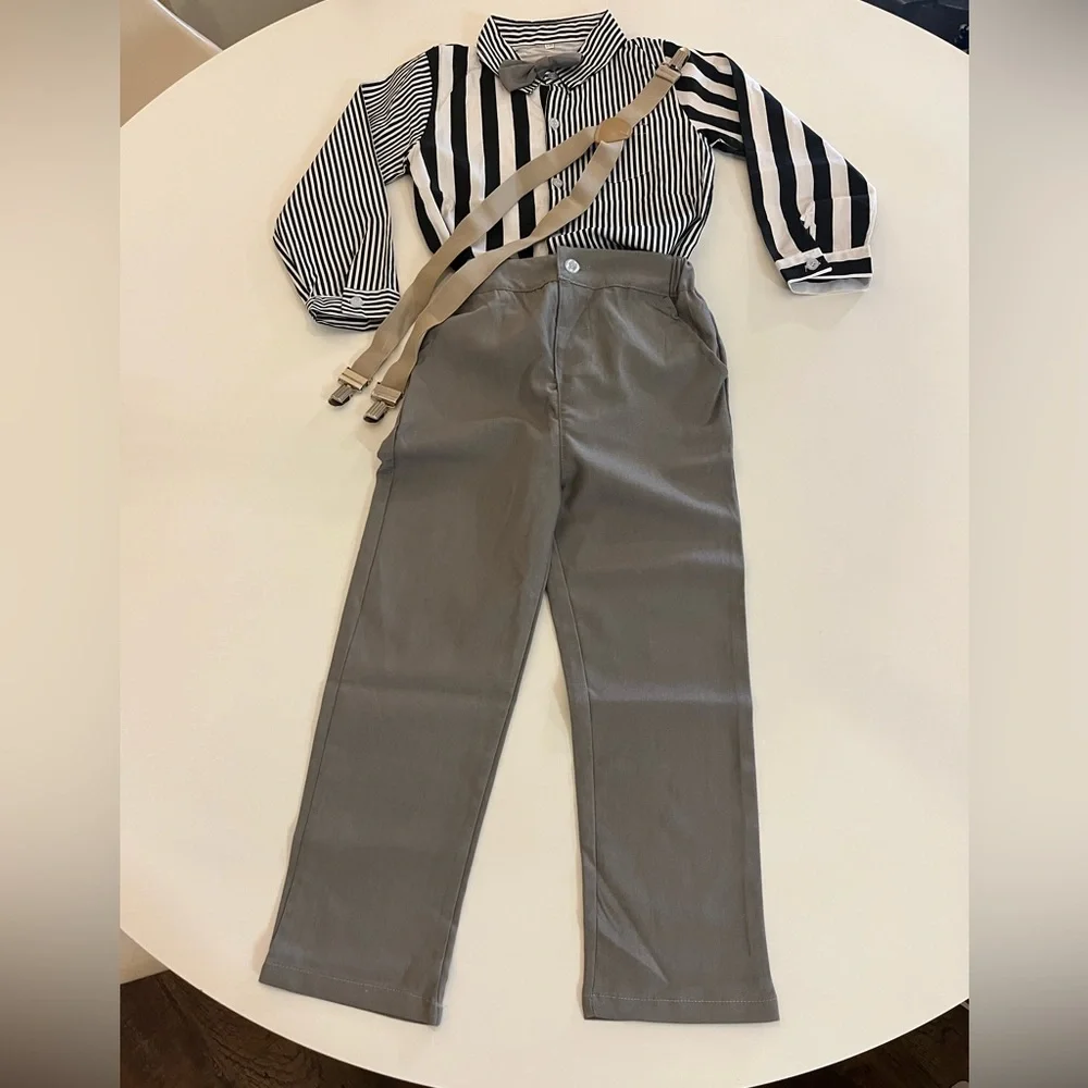Gangster Halloween Costume (3 Piece) Size 8
